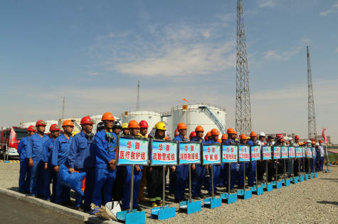 中衛(wèi)工業(yè)園區(qū)2021年?；飞a(chǎn)安全暨突發(fā)環(huán)境事故應(yīng)急救援預(yù)案演練在寧夏華御舉行