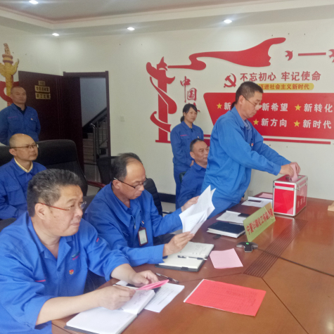 集團(tuán)黨委召開換屆選舉黨員大會