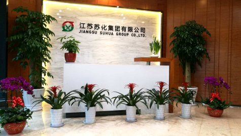 掛燈籠，貼春聯(lián)  蘇化科技園內(nèi)年味濃