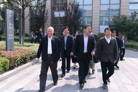 曹后靈副市長等領(lǐng)導一行蒞臨科技園考察調(diào)研